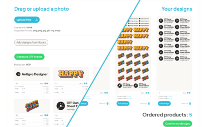 Benefits of New Way of Building Gang Sheets: Gang Sheet Builder 2.0 vs Gang Sheet Builder 1.0